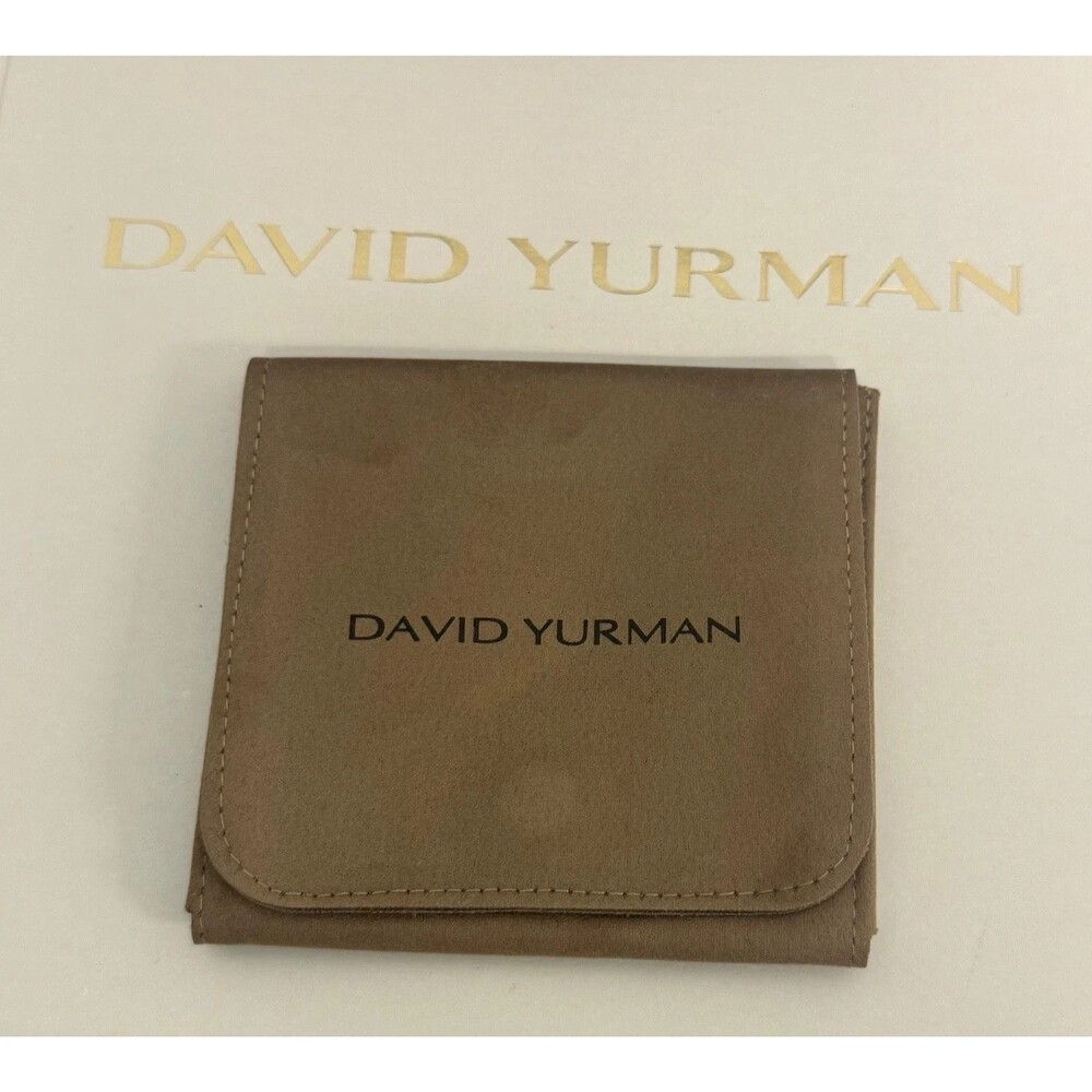 David Yurman Jewelry Brown Magnet Bag Pouch For Bracelet Large 4X4 NEW